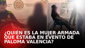 ¿Qué se sabe sobre la misteriosa mujer que tenía un arma durante el evento del Centro Democrático?