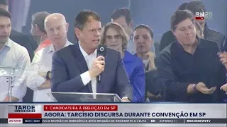 Tarcísio makes reelection bid in SP official and highlights achievements