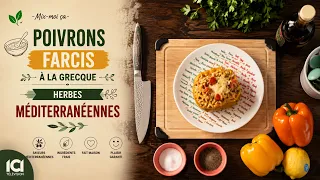Mix-moi ça: Poivrons Farcis à la Grecque | Herbes Méditerranéennes