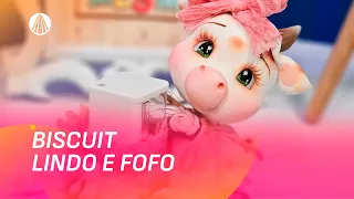 Paliteiro Vaquinha Mimosa em Biscuit: fofura que deixa a mesa ainda mais charmosa | Faça Você Mesmo
