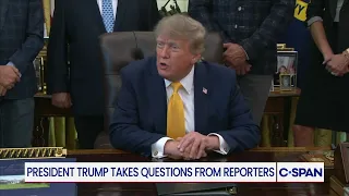 President Trump on Iran: "I call it a military conflict because it's small potatoes for us."