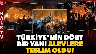 YANGINLAR DURDURULAMIYOR! Alevler her yeri sardı, yerleşim yerleri boşaltıldı! Vicdanları sızlatır!