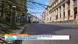 Calea Victoriei redevine pietonală sâmbătă și duminică