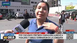 Argument over fifty cents ends with passenger and fare collector at the police station
