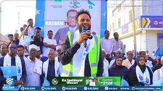Wasiir ku xigeenkii hore ee dhalinyarada iyo ciyaaraha Galmudug "Madaxweyne Xasan Sh. Dadka...
