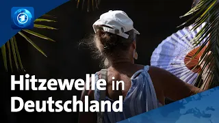 Wetter in Deutschland: Warnung vor Hitze und Gewitter