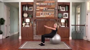 Pilates Ball Workout for Strength & Joy | Shaped by Faith with Theresa Rowe
