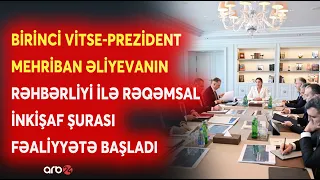 Birinci vitse-prezident Mehriban Əliyevanın rəhbərliyiylə Rəqəmsal İnkişaf Şurası fəaliyyətə başladı