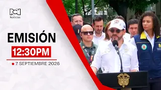 Noticias RCN Broadcast 12:30 p.m. / Monday, September 7, 2026