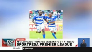 В матче Премьер-лиги Sportpesa на стадионе Nyayo команда AFC Leopards разгромила Shabana FC со сч...