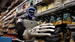 Dinamarca testa robôs humanóides em supermercados para aliviar trabalho noturno