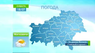 Погода в Гомеле и Гомельской области 18 июля