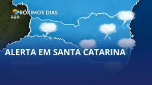 Frente fria mantém alerta no Litoral