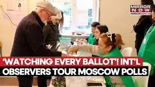 Elections In Russia: International Observers Tour Moscow Polling Station During State Duma Vote