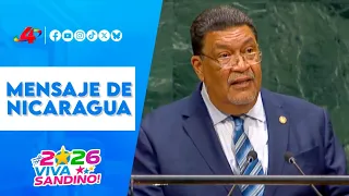 Nicaragua's Message at the UN General Assembly
