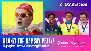RAMSAY-PEATY MISSES OUT ON GOLD! 🏊 | Swimming Best Bits Glasgow 2026 Commonwealth Games