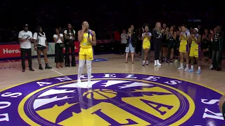 Nneka Ogwumike delivers emotional farewell speech after final WNBA game | WNBA on ESPN