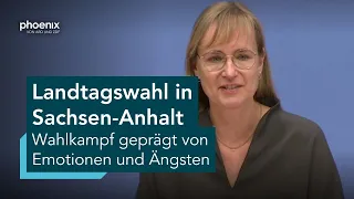 Pressekonferenz der Linken zur Landtagswahl in Sachsen-Anhalt | 07.09.26