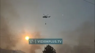 Evakuime nga zjarret në Pukë, situatë kritike në fshatin Gojan i Madh - Vizion Plus