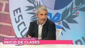 Pablo Caggiani, presidente del ANEP, visitó #5Sentidos para analizar el comienzo de clases