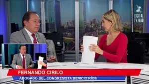 ENTREVISTA A FERNANDO CIRILO - ABOGADO DEL CONGRESISTA BENICIO RÍOS.