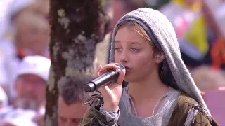Eva, 13 ans, épate le pape Léon XIV par son chant