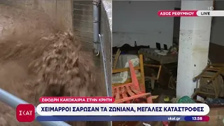 Σφοδρή κακοκαιρία στην Κρήτη με καταιγίδες και θυελλώδεις ανέμους – Αναλυτικό ρεπορτάζ και συνδέσεις