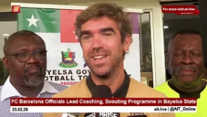 FC Barcelona Officials Lead Coaching, Scouting Programme in Bayelsa State