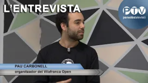 Pau Carbonell, organitzador del Vilafranca Open