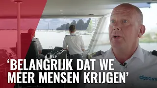 Kritiek op proef GVB met 1 in plaats van 2 pontschippers