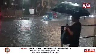 এজাক মুষলধাৰ বৰষুণত ডুব গ'ল মহানগৰ