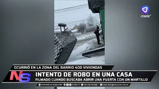 He tried to break into a house with a hammer: Watch the confrontation between the neighbor and th...