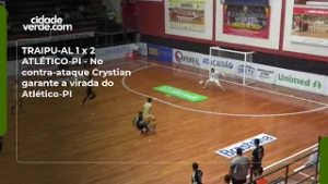 TRAIPU-AL 1 x 2 ATLÉTICO-PI - No contra-ataque Crystian garante a virada do Atlético-PI
