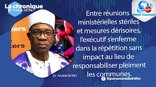 CHRONIQUE ARISTIDE MONO DU LUNDI 31 AOÛT 2026 - ÉQUINOXE TV
