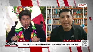 UN decision on Pedro Castillo is merely a recommendation - José López, constitutional lawyer
