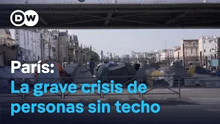 Lack of shelter worsens the situation for homeless people in Paris