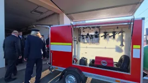 Hasiči ze Lhoty dostali nový přívěs s čerpadlem