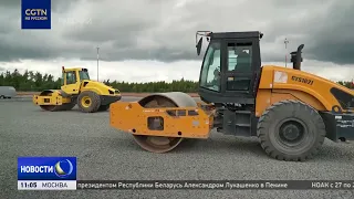 Major terminal under construction at the Great Stone China-Belarus Industrial Park