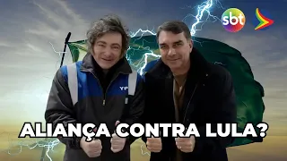Will Milei Skip Meeting with Lula to Boost Flávio Bolsonaro’s Candidacy in Brazil?