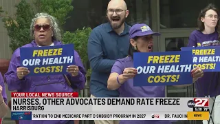 Nurses, other advocates demand rate freeze in Harrisburg