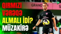 "Neftçi" - "Sabah" duelində MÜBAHİSƏLİ EPİZOD: Simiç qırmızı vərəqə almalı idi? #sabah #sabahfc
