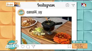 Cheese fondue on Vamo Arriba