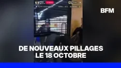New clashes and looting of shops took place yesterday in Marseille, Lyon, and Paris