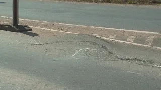 Lezárás a Tatai úti körforgalomnál