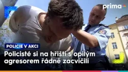 Agresivní opilec na work-outovém hřišti | Policie v akci