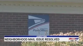 Jamestown mail issue resolved