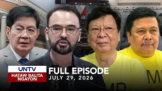 UNTV: Hataw Balita Ngayon | July 29, 2026