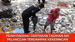 PDAM Padang Gratiskan Tagihan Air Pelanggan Terdampak Kekeringan