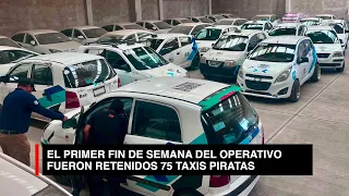 Retiran 75 taxis irregulares durante operativo realizado en Durango