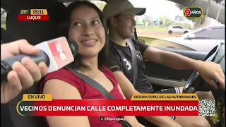 Residents report flooded streets in Luque